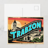 Carte Postale Charme Trabzon vintage (Devant / Derrière)