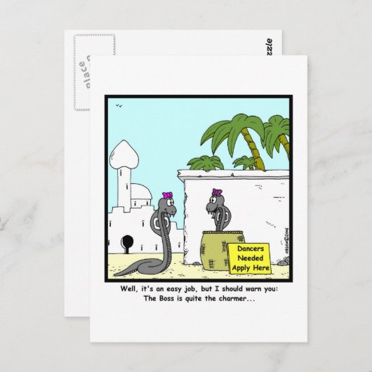 Carte Postale Charmer (Devant / Derrière)