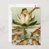 Carte Postale Charmer de poisson (Devant / Derrière)