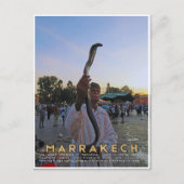 Carte Postale Charmer serpent de Marrakech (Devant)