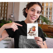 Carte Postale Charming Jardin Robin