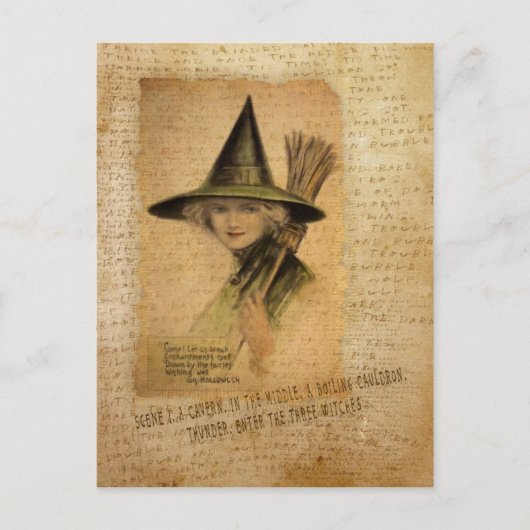 Carte Postale Charming Witch (Devant)