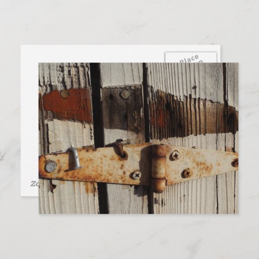 Carte postale Charnière rouillée (Devant / Derrière)