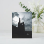 Carte Postale Charrettes de Wheel Tin Mine Ruines Cornwall Angle (Debout devant)
