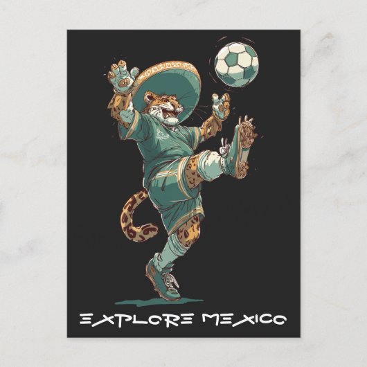 Carte Postale Charro Jaguar Striker (Devant)