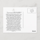 Carte Postale Charta Postalis Indulgentiae 7 Ecclesiarum Urbis (Dos)