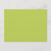 Carte postale chartreuse douce tendance (Devant)