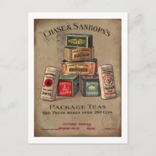 Carte Postale Chase & Sanborn's Tea