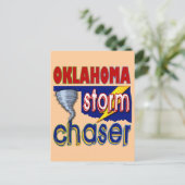 Carte Postale Chaser de tempête de l'Oklahoma (Debout devant)