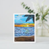 Carte Postale Chasing the Sunset Peinture d'Alfred Fox (Debout devant)