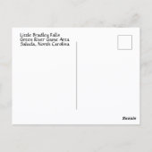 Carte Postale Chasing Waterfalls North Carolina Mountains Photo (Dos)