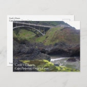 Carte Postale Chasme de Cook, Cape Perpetua, OU (Devant / Derrière)