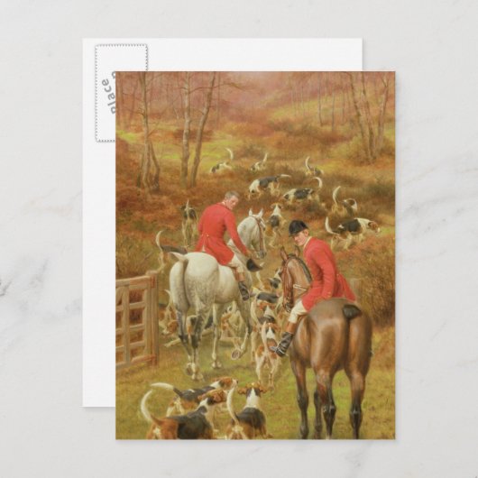 Carte Postale Chasse, 1906 (Devant / Derrière)