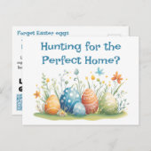 Carte Postale Chasse à domicile de Pâques (Devant / Derrière)