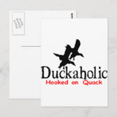 CARTE POSTALE CHASSE À DUCK (Devant / Derrière)