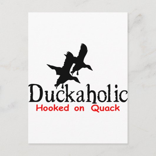 CARTE POSTALE CHASSE À DUCK (Devant)