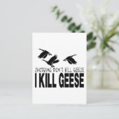 CARTE POSTALE CHASSE À GOOSE (Debout devant)