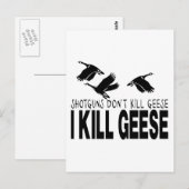 CARTE POSTALE CHASSE À GOOSE (Devant / Derrière)