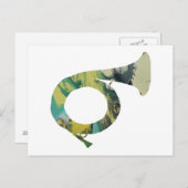 Carte Postale Chasse à la corne (Devant / Derrière)