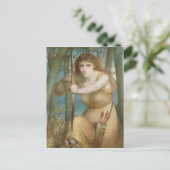 Carte Postale Chasse à l'archer féminine dans les bois CC1173 Ha (Debout devant)