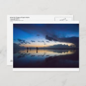 Carte Postale Chasse à palourde de soirée (Devant / Derrière)