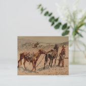 Carte Postale Chasse Antelope par Frederic Remington (Debout devant)
