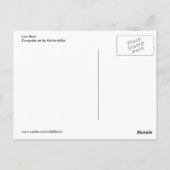 Carte Postale Chasse au lion (Dos)