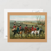 Carte Postale Chasse au renard 2 (Devant / Derrière)