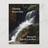 Carte Postale Chasse aux chutes d'eau Ouest de la Caroline du No (Devant)