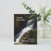 Carte Postale Chasse aux chutes d'eau Ouest de la Caroline du No (Debout devant)