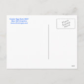 Carte postale Chasse aux oeufs de Pâques (Dos)