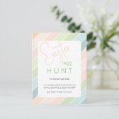 Carte Postale Chasse aux oeufs de Pâques Fête de crème glacée cr (Debout devant)