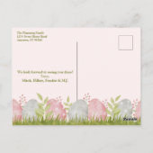 Carte Postale Chasse aux œufs de Pâques personnalisable extra su (Dos)