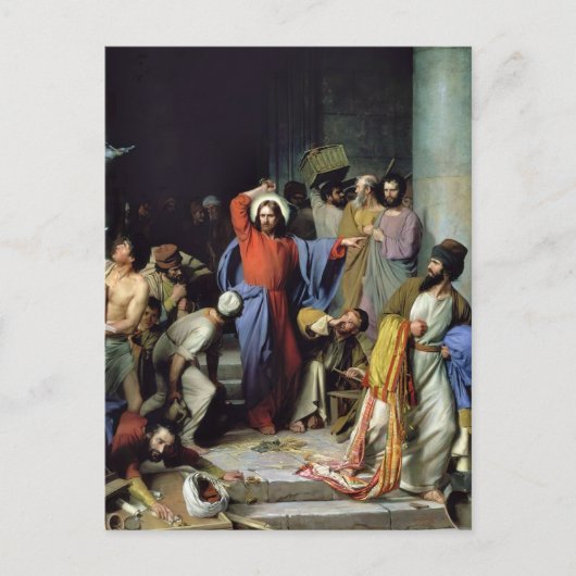 Carte Postale Chasse des changeurs par Carl Bloch (Devant)