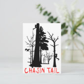 CARTE POSTALE CHASSE D'ESCALIER (Debout devant)