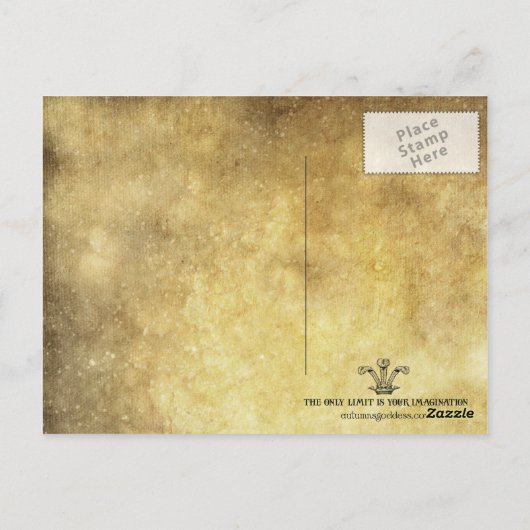 Carte postale Chasse Divinité (Dos)