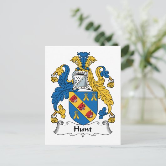 Carte Postale Chasse Famille Crest (Debout devant)