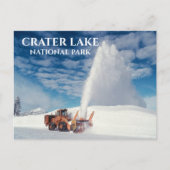 Carte Postale Chasse-neige dégageant la route, parc national du  (Devant)