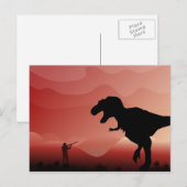 Carte Postale Chasse pour Dinos (Devant / Derrière)