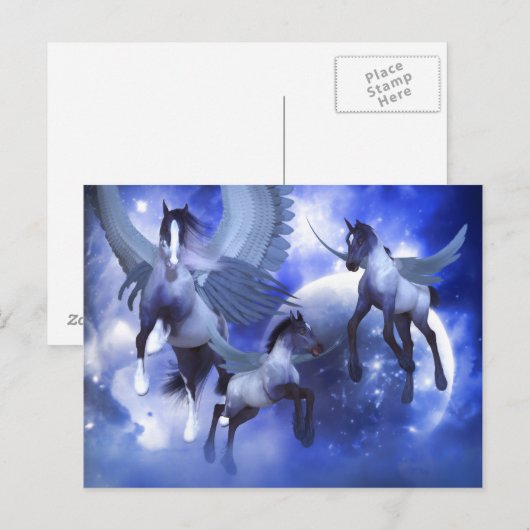 Carte postale Chasse Stardust (Devant / Derrière)