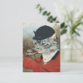 Carte Postale chasseur conversation (Debout devant)