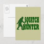 Carte Postale Chasseur de squatch (Devant / Derrière)