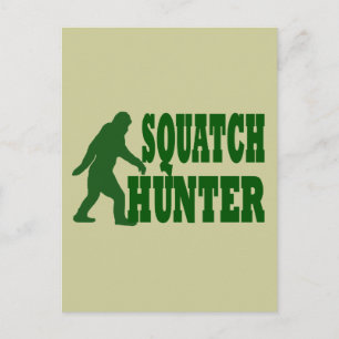 Carte Postale Chasseur de squatch