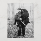 Carte Postale Chasseur d'ours, 1909 (Devant)