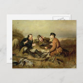 Carte Postale Chasseurs, 1816 (Devant / Derrière)
