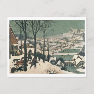 Carte Postale Chasseurs dans la neige - Janvier 1565