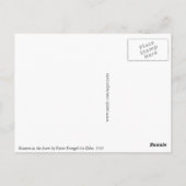 Carte Postale Chasseurs dans la neige par Pieter Bruegel l'Ancie (Dos)