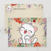 Carte Postale Chat (Devant / Derrière)