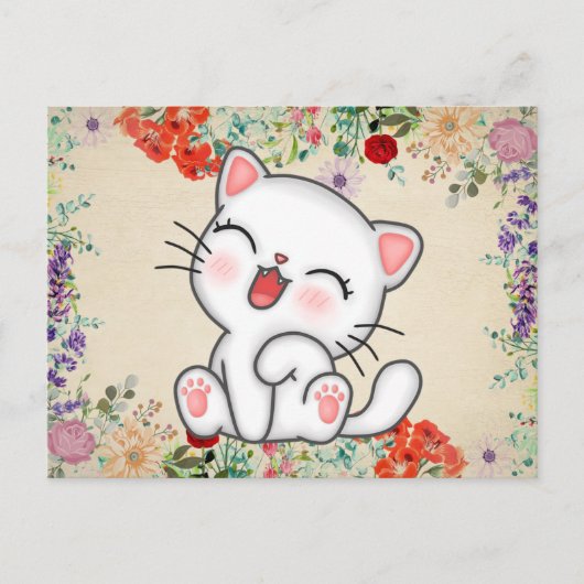 Carte Postale Chat (Devant)