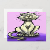 Carte Postale Chat (Devant / Derrière)